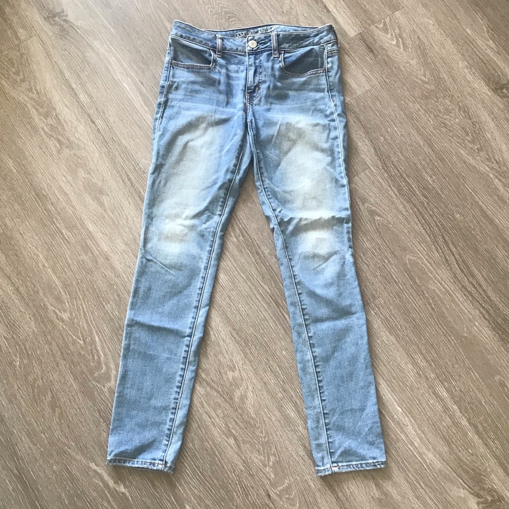 AE low rise jeggings